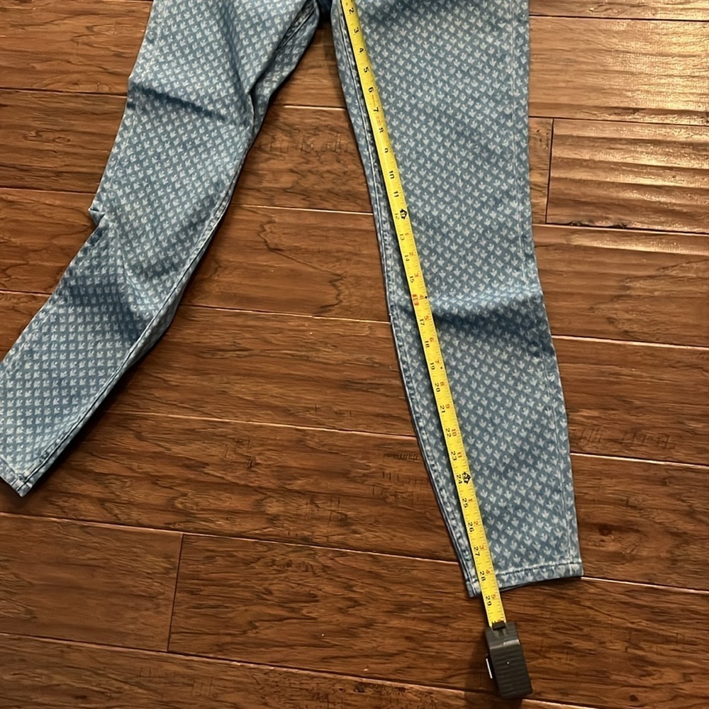 Vineyard Vines Jaime High Rise Printed Skinny Ankle Jeans Size 26 - Picture 6 of 9